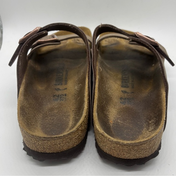 Birkenstock Arizona 2 Strap Sandal Beige Sz 42 Women’s 11 Men’s 9 Narrow Width - Picture 3 of 8